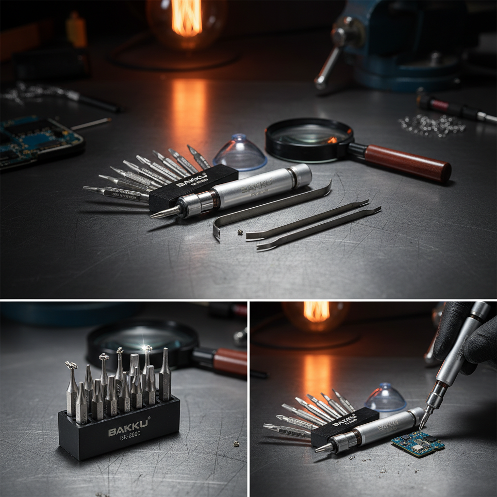 Juego de Destornilladores BAKKU BK-8600 Series - Set profesional de precisión