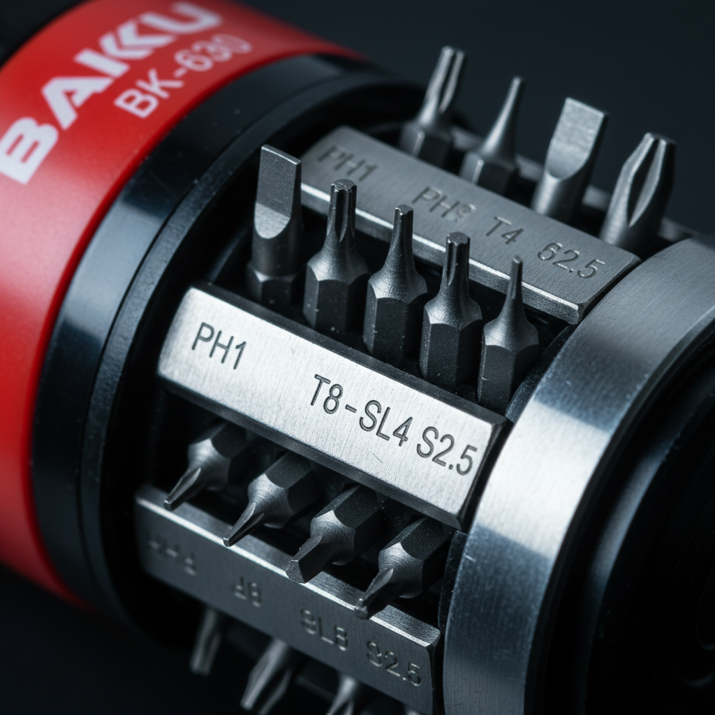 BK-630 - Detalle macro puntas Cromo-Vanadio
