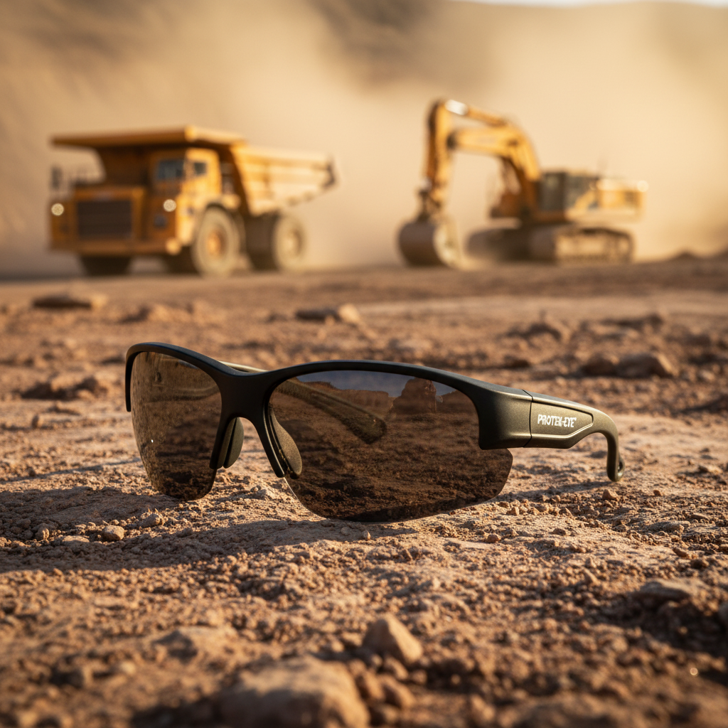 Gafas oscuras en minería