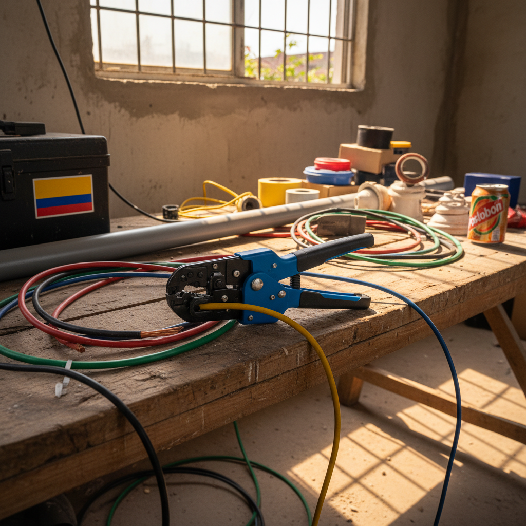 Pelacables - Contexto instalación eléctrica colombiana